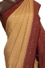 Pure Handloom Zari Butta Banarasi Crepe Silk Saree